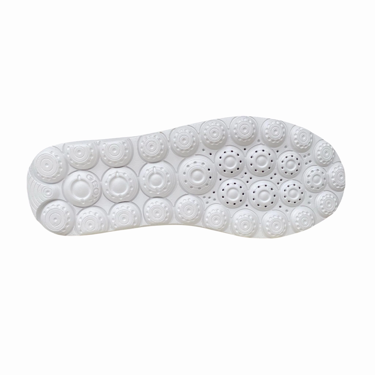 Geox scarpa sneakers da ragazza Puffypop 8056226640881 bianco-platino field - sports shoes