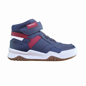 Geox Sneakers alta Junior Perth J367RF 0MEFU C4244 blu-rosso Rebound Cushioning fair - themed running shoes