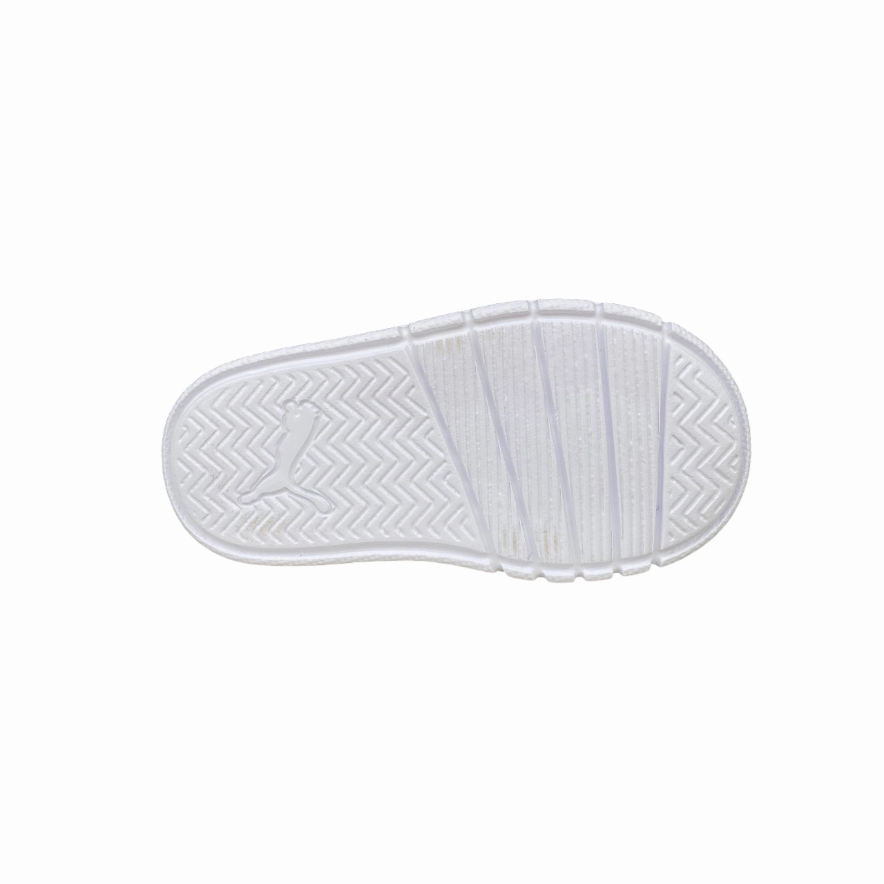 Puma scarpa da ginnastica con strappo da bambino Courtflex V3 Mesh 398086-05 blu-bianco Hyper Elastic Outsole easy - to - put - on - simplicity shoes