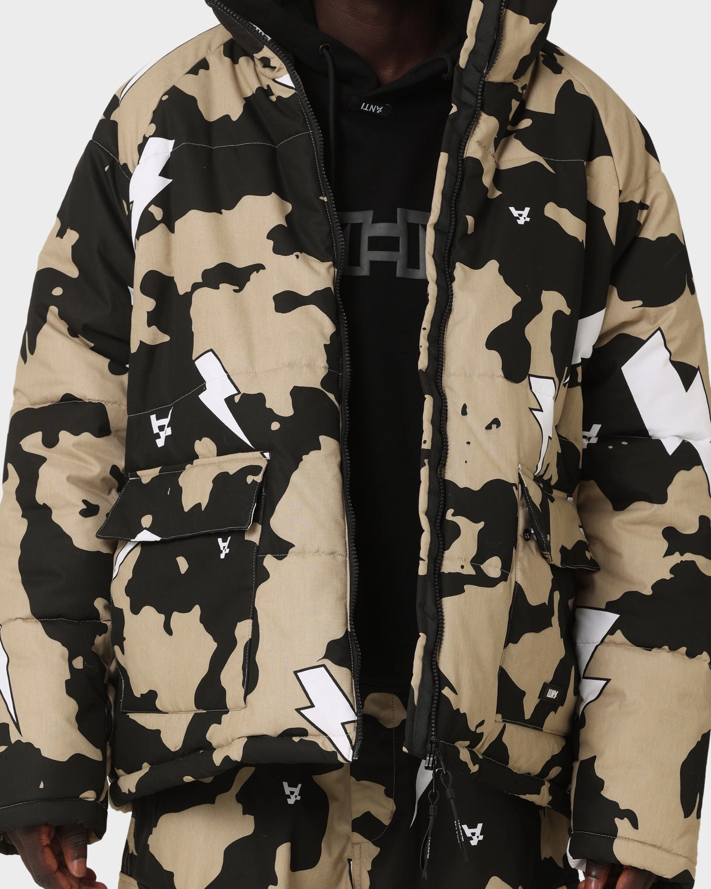 The Anti Order Sand Storm Puffer Jacket Sand Storm Camo Chic