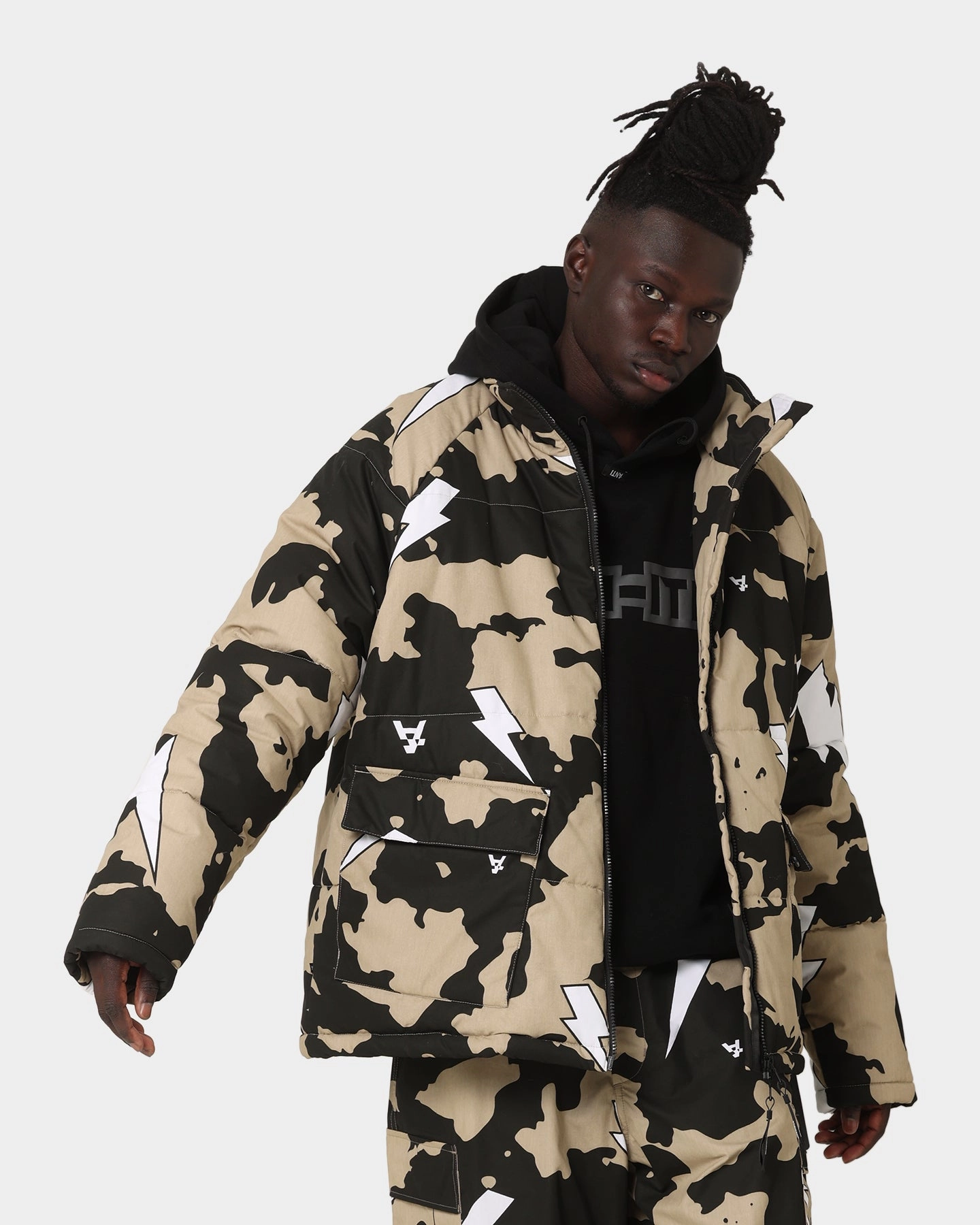 Cold Trails suitable for spring activities The Anti Order Sand Storm Puffer Jacket Sand Storm Camo