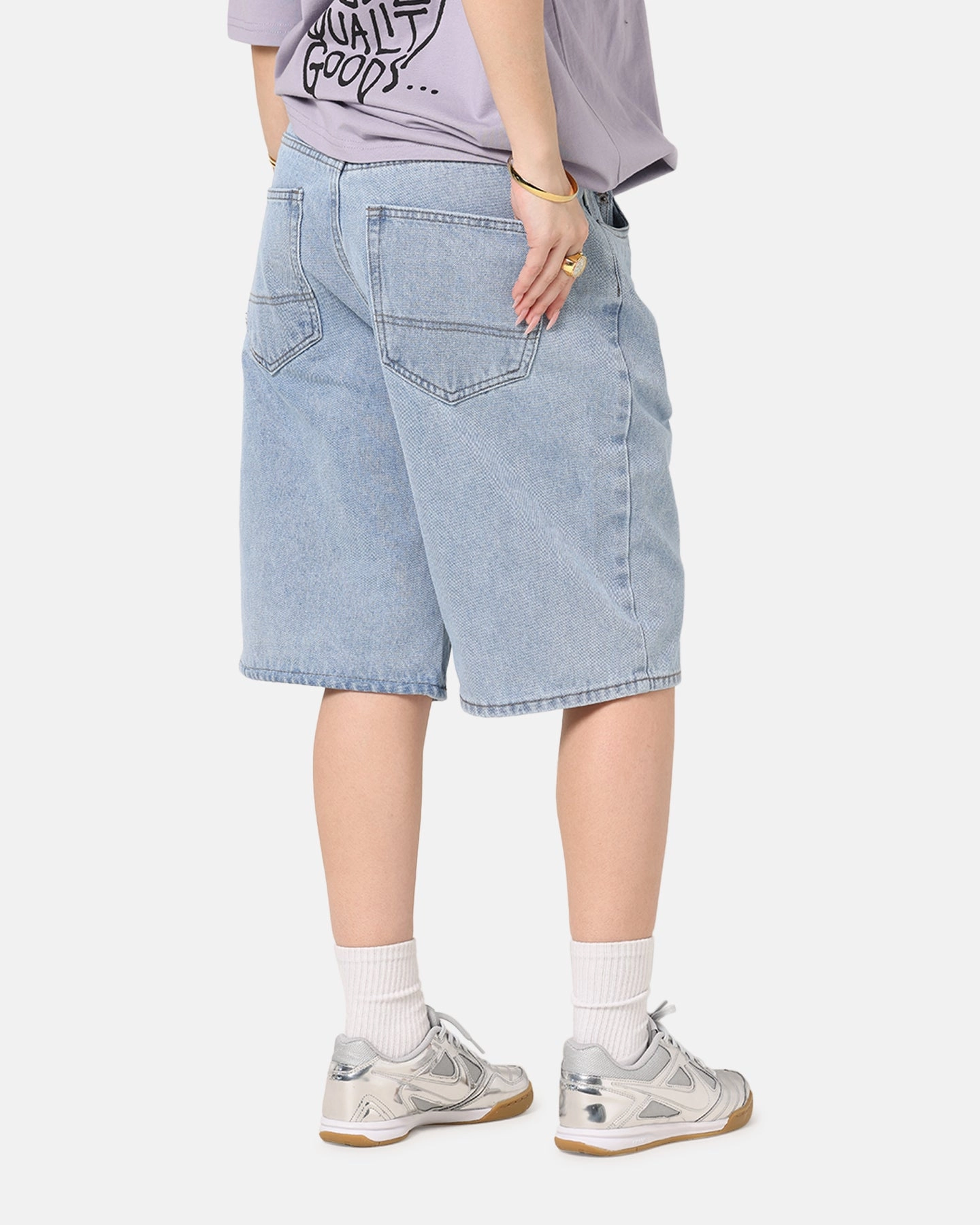 S Double Denim Standard Shorts Super Light Casual Active