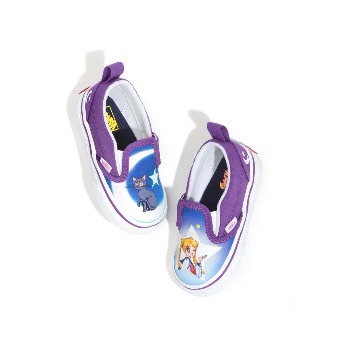 Sky View   Sailor Moon Toddler's Slip-On V 'Blue Purple'