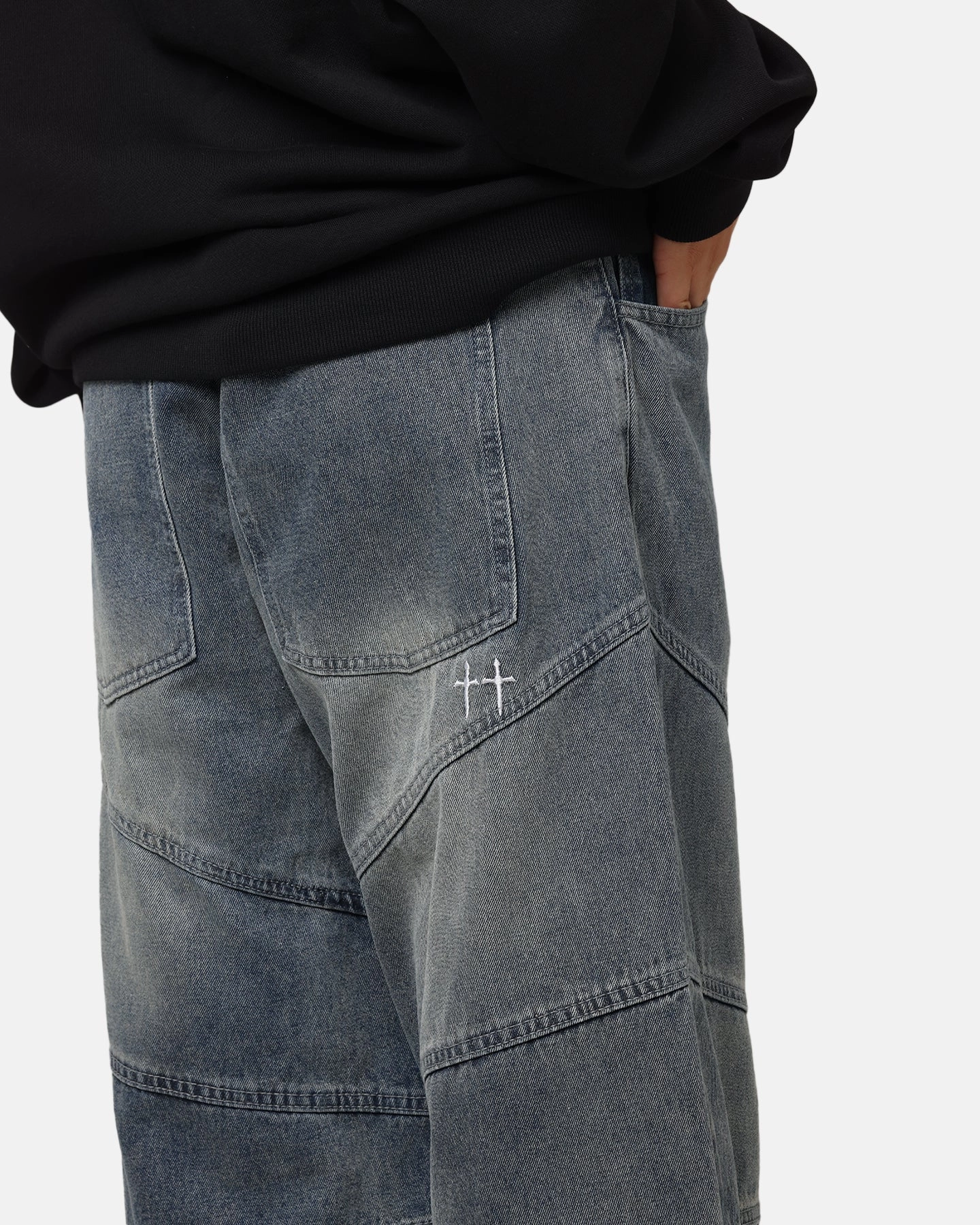 Simple Style Saint Morta Amplus Armoury Jeans Dirty Denim