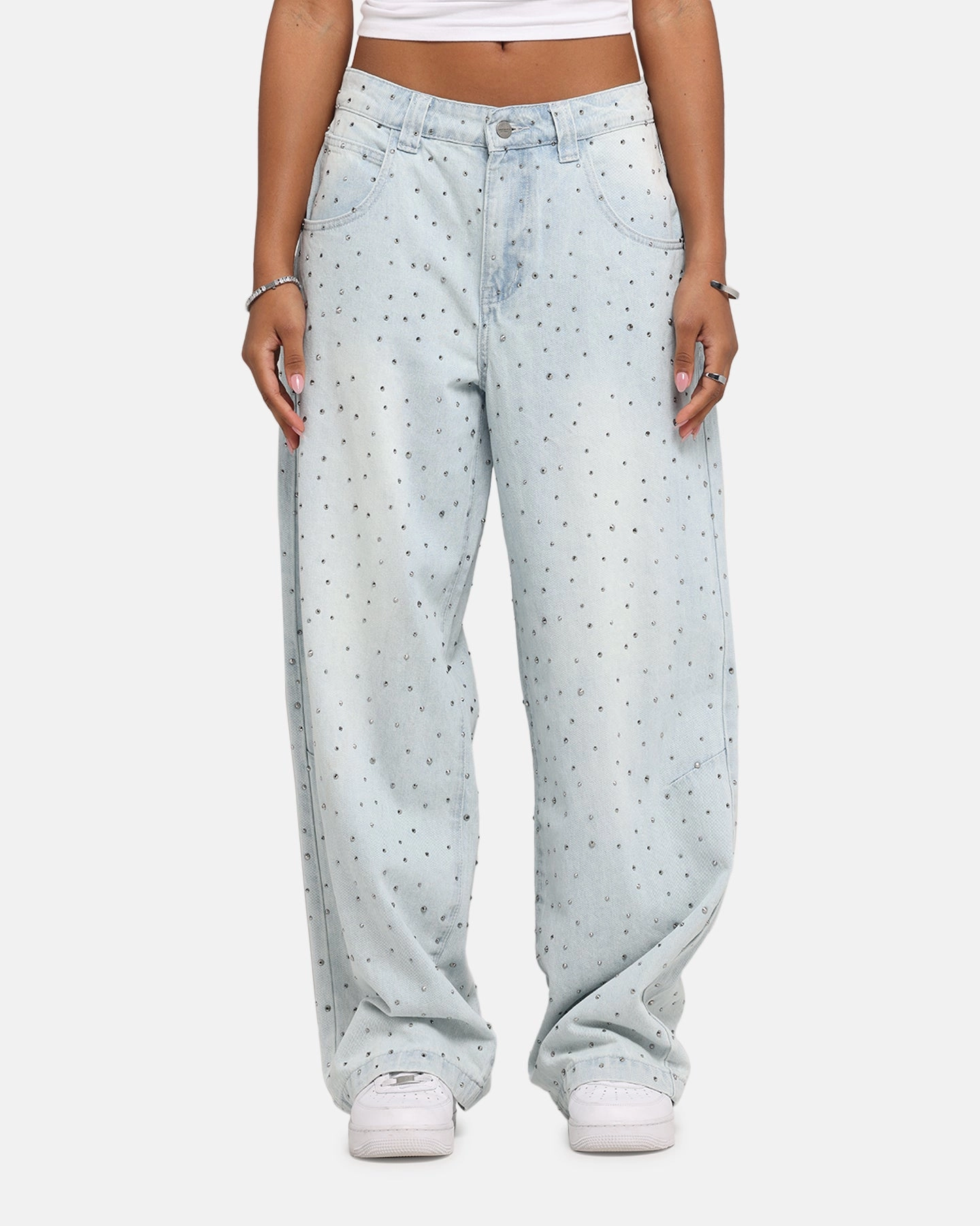 Saint Morta Amplus Glamourama Jeans Blue Dust wrinkle free