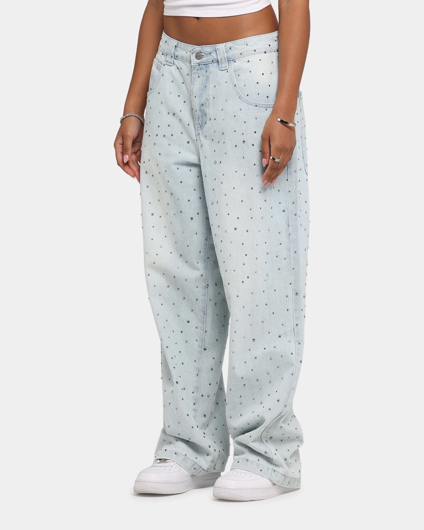 windproof Body Contour Saint Morta Amplus Glamourama Jeans Blue Dust
