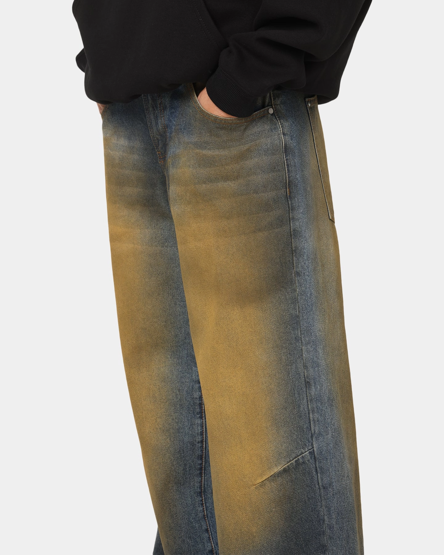 Functional Comfort Reflective Trim Saint Morta Amplus Jeans Dirty Indigo
