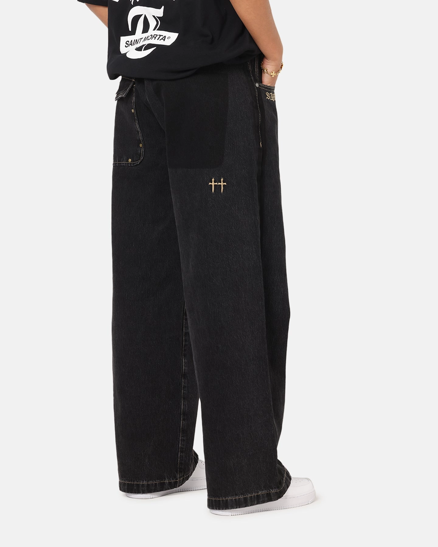Saint Morta Amplus Rodeo Drive Recon Jeans Black Shadow Movement Ready HeatRegulating