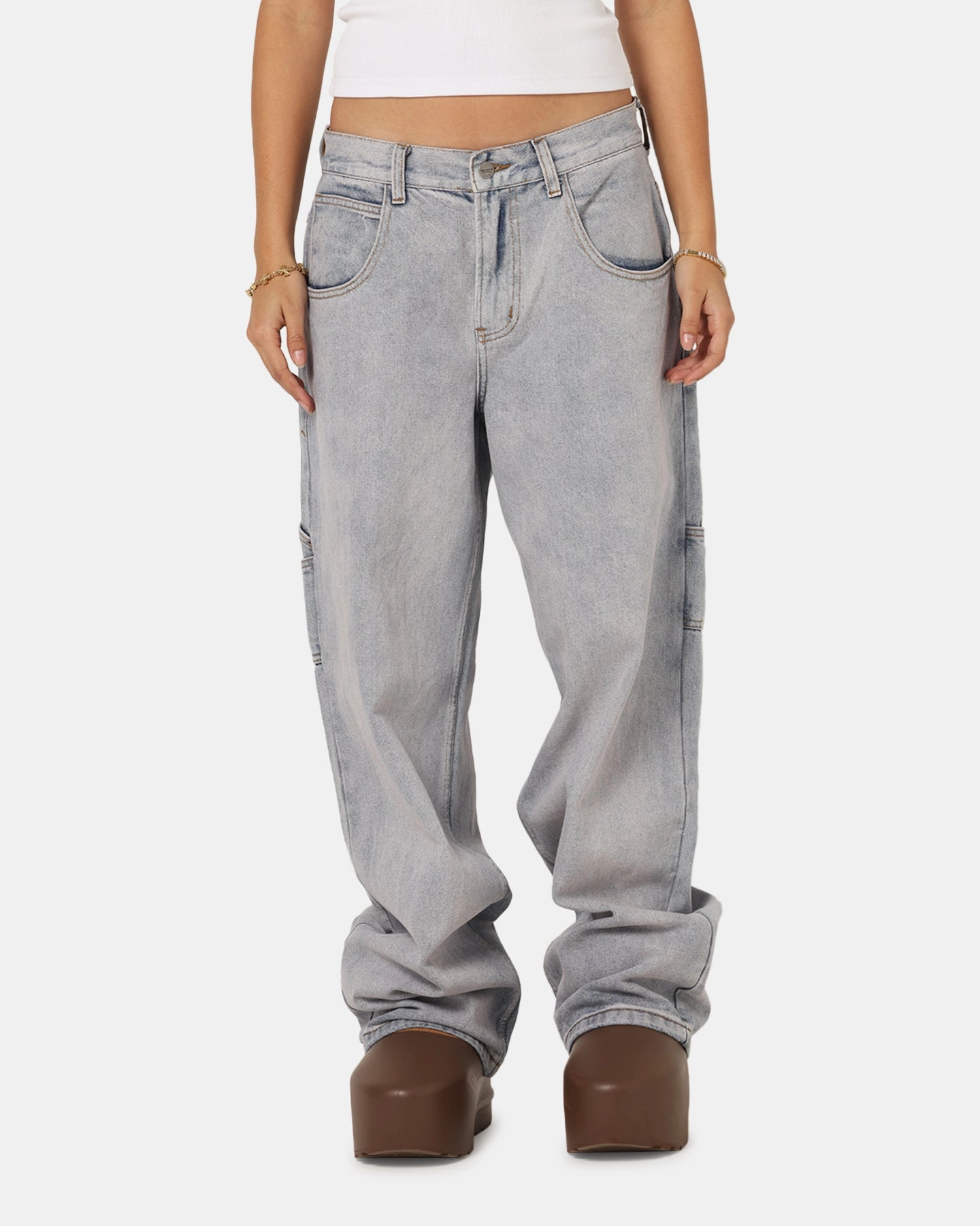 Saint Morta Amplus Vintage Jeans Washed Purple Cozy Layering