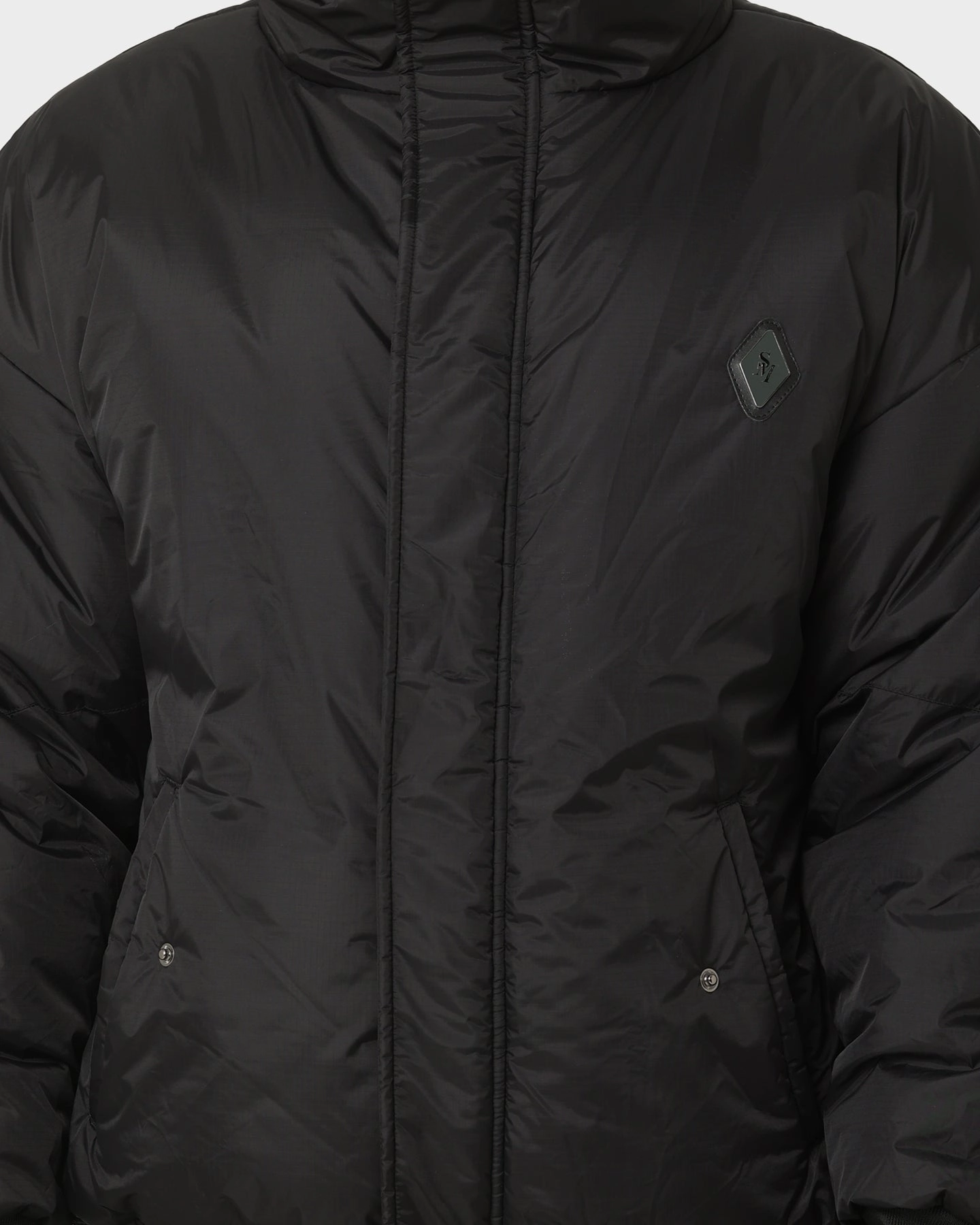 Saint Morta Liberty Puffer Jacket Black suitable for dance parties Container
