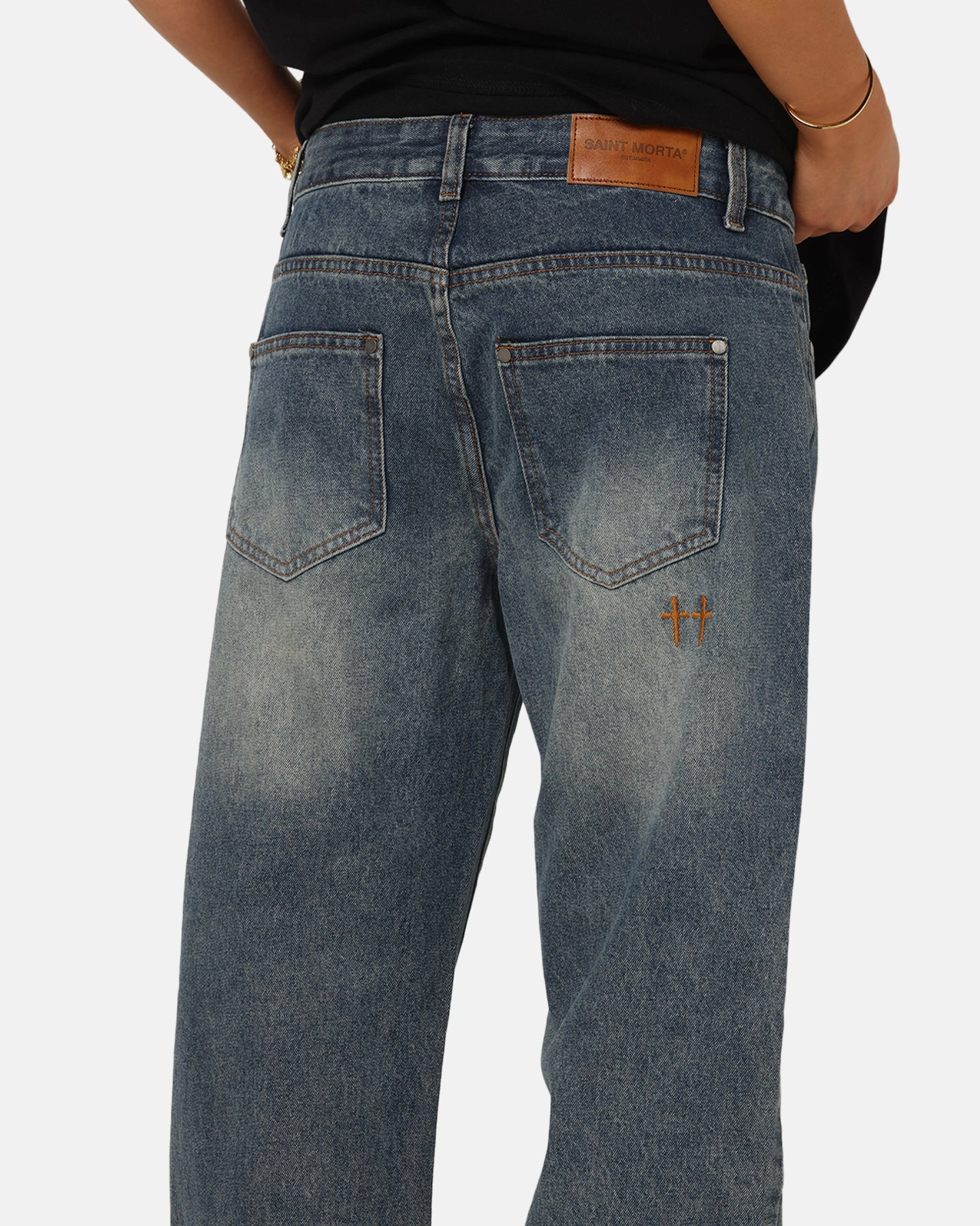Saint Morta Psykhe Jeans Dirty Denim Comfy Vibes