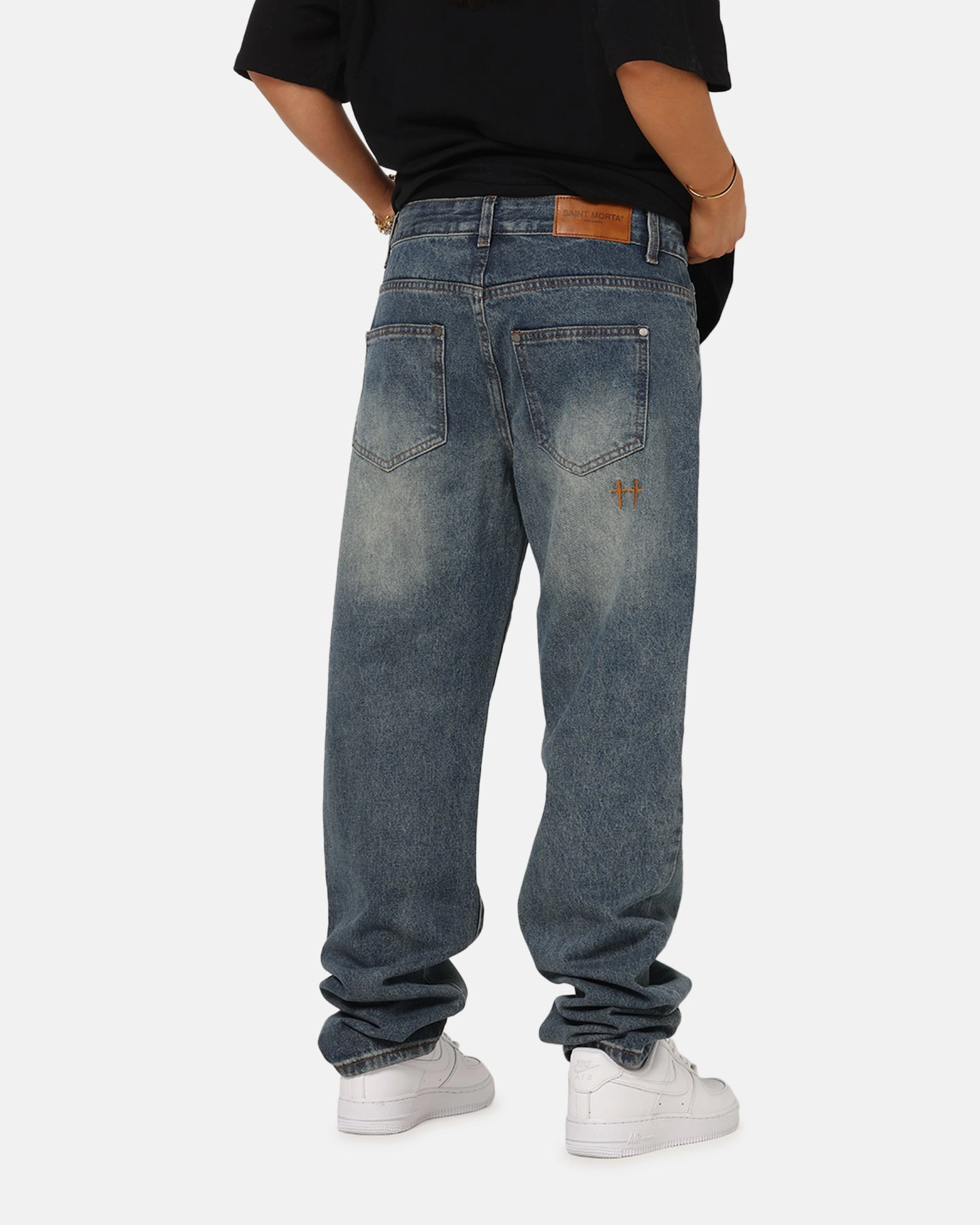 Saint Morta Psykhe Jeans Dirty Denim Active Comfort Wear