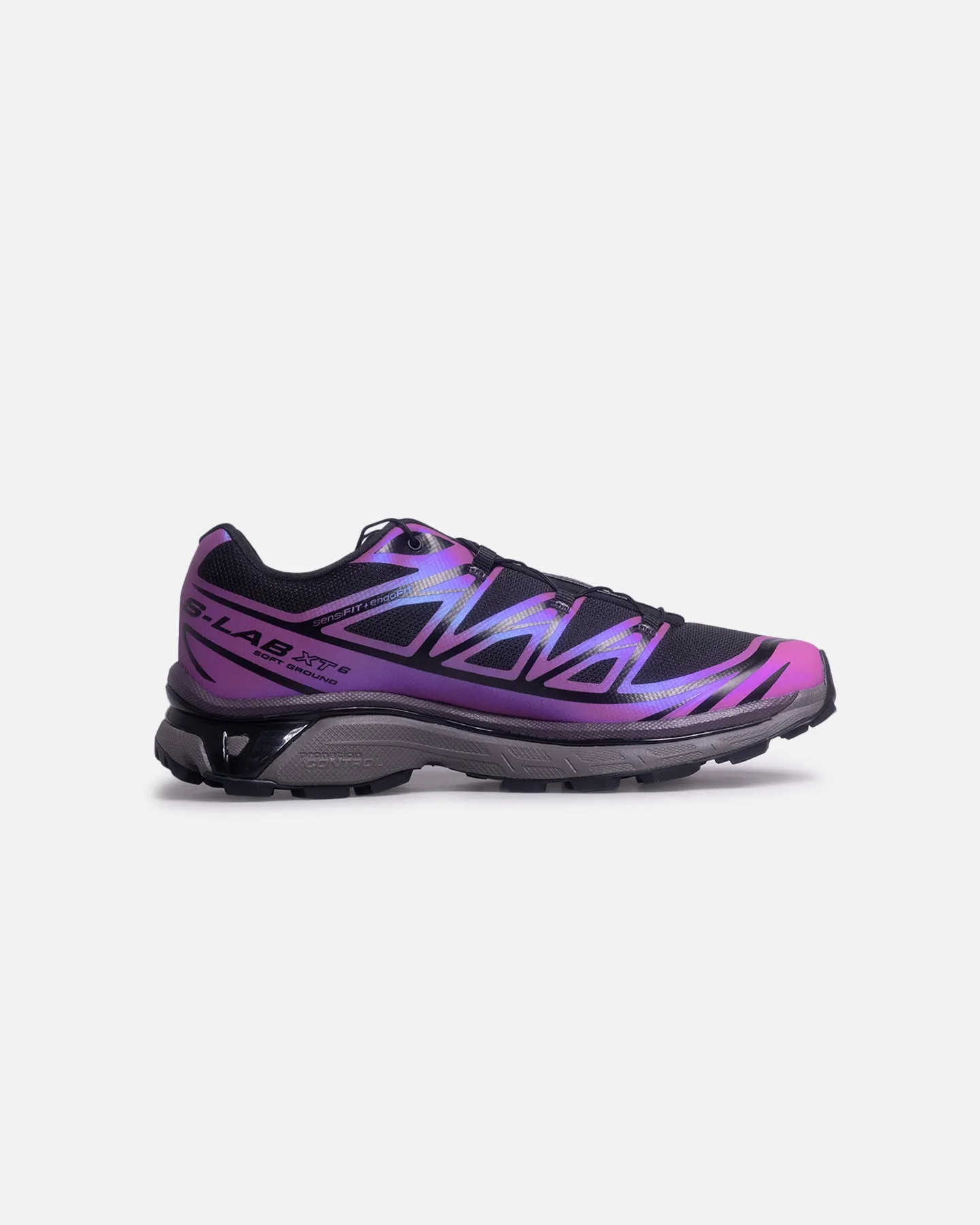 Salomon XT-6 Iridescent Black Foot Glide Urban Run