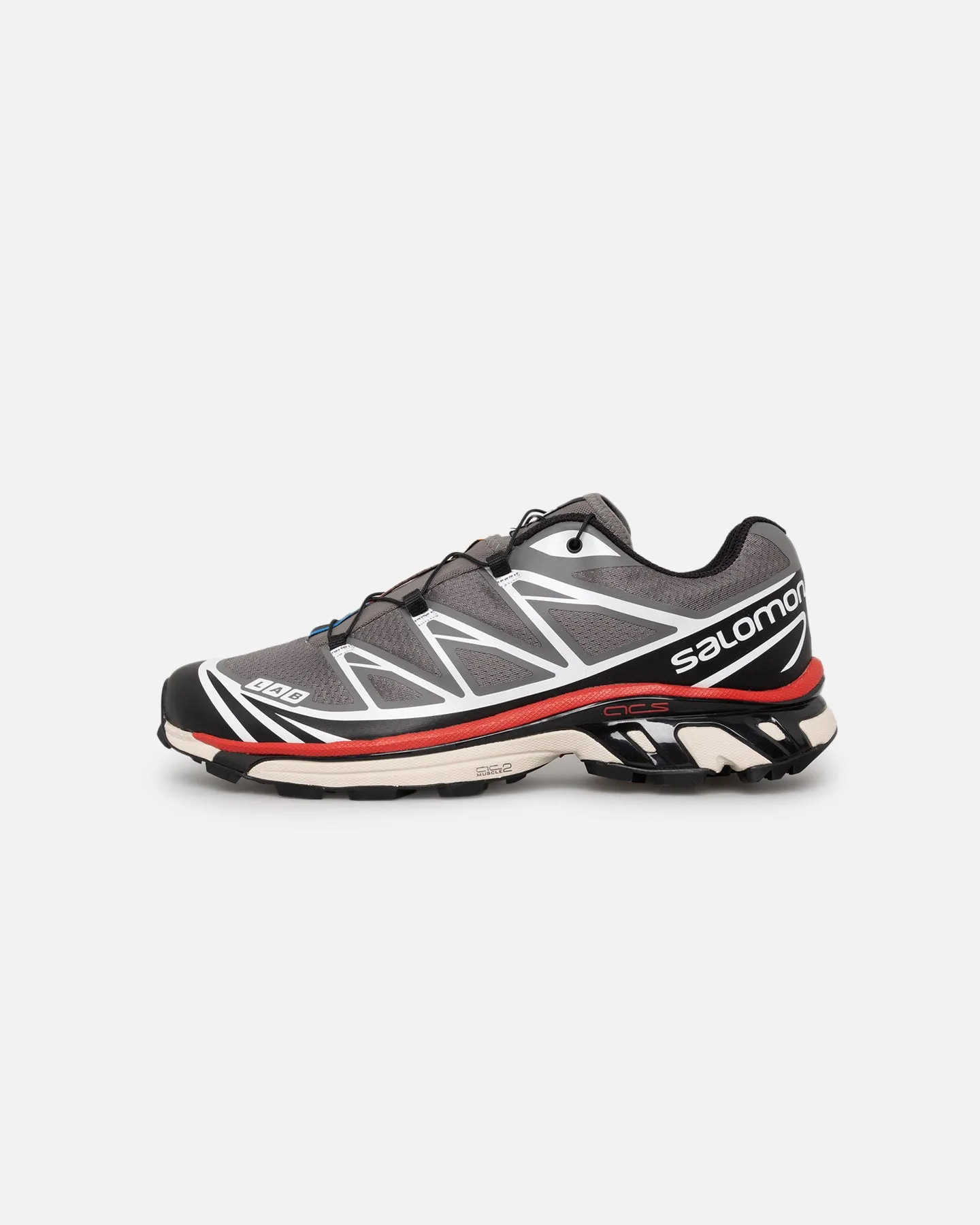 Elastic laces Salomon XT-6 Pewter