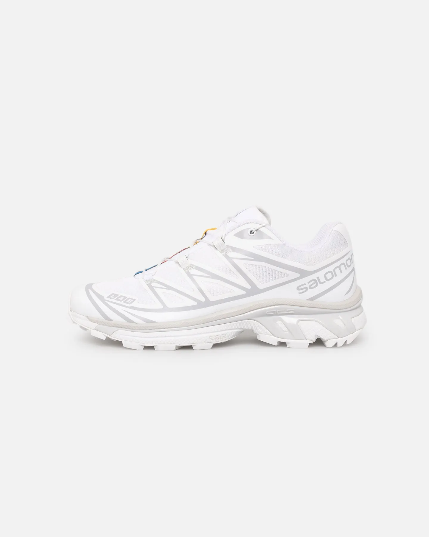 Salomon XT-6 White Kinetic Motion Engine Lockdown fit