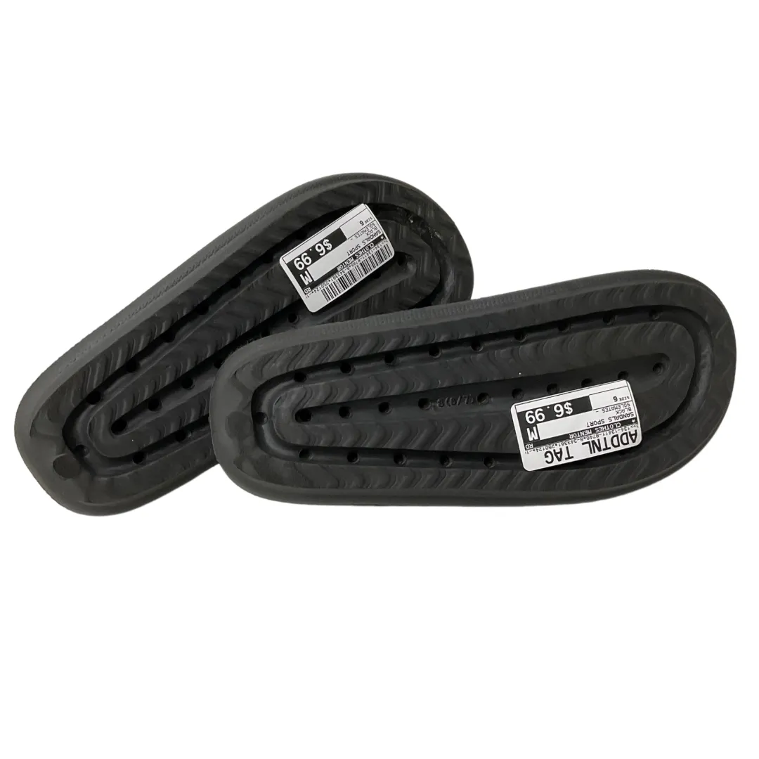 Sandals Sport By Clothes Mentor In Black, Size:6