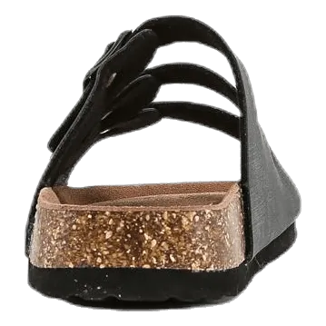 Santa Cork Sandals Black