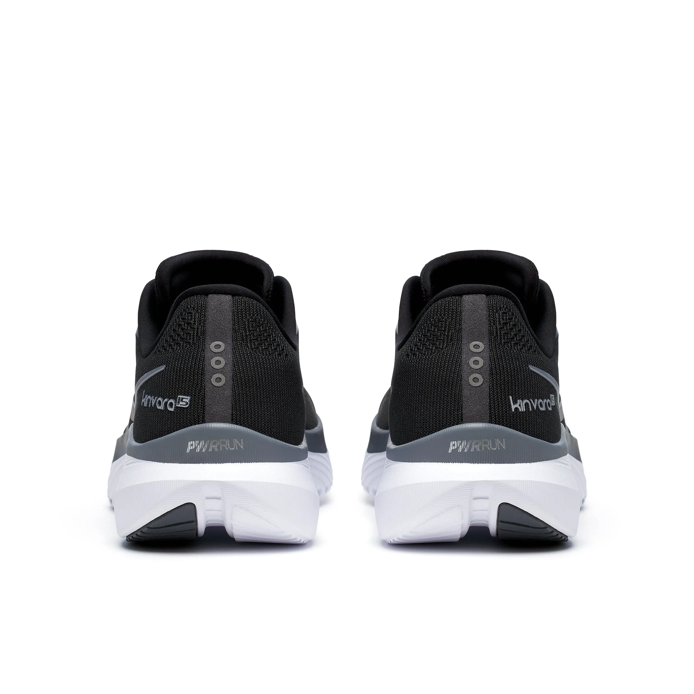 Saucony Kinvara 15 Women's Running Shoes in Black/White Lace Up System Weekend Style