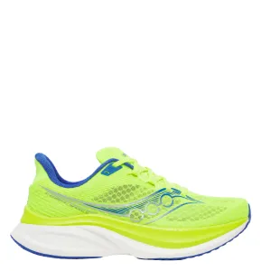 Drive Motion Impact Resistant Framework Saucony Men's Endorphin Speed 5 Running Shoes in Citron/Lapis - Online Exclusive