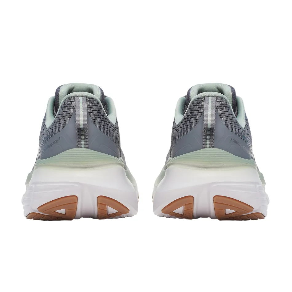 Impact Diffusing Design Upgraded design Saucony Men's Guide 18 Running Shoes in Carbon/Iceberg - Online Exclusive