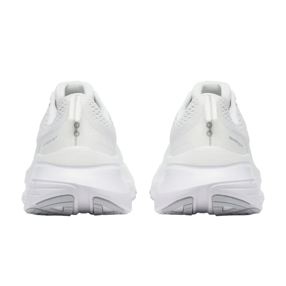 Saucony Men's Guide 18 Running Shoes in Ivory - Online Exclusive Snug Heel Lock Smooth Performance