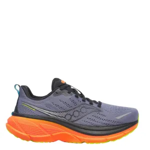 Work Comfort Soft Arch Saucony Men's Hurricane 25 Running Shoes in Shadow/Vizi - Online Exclusive