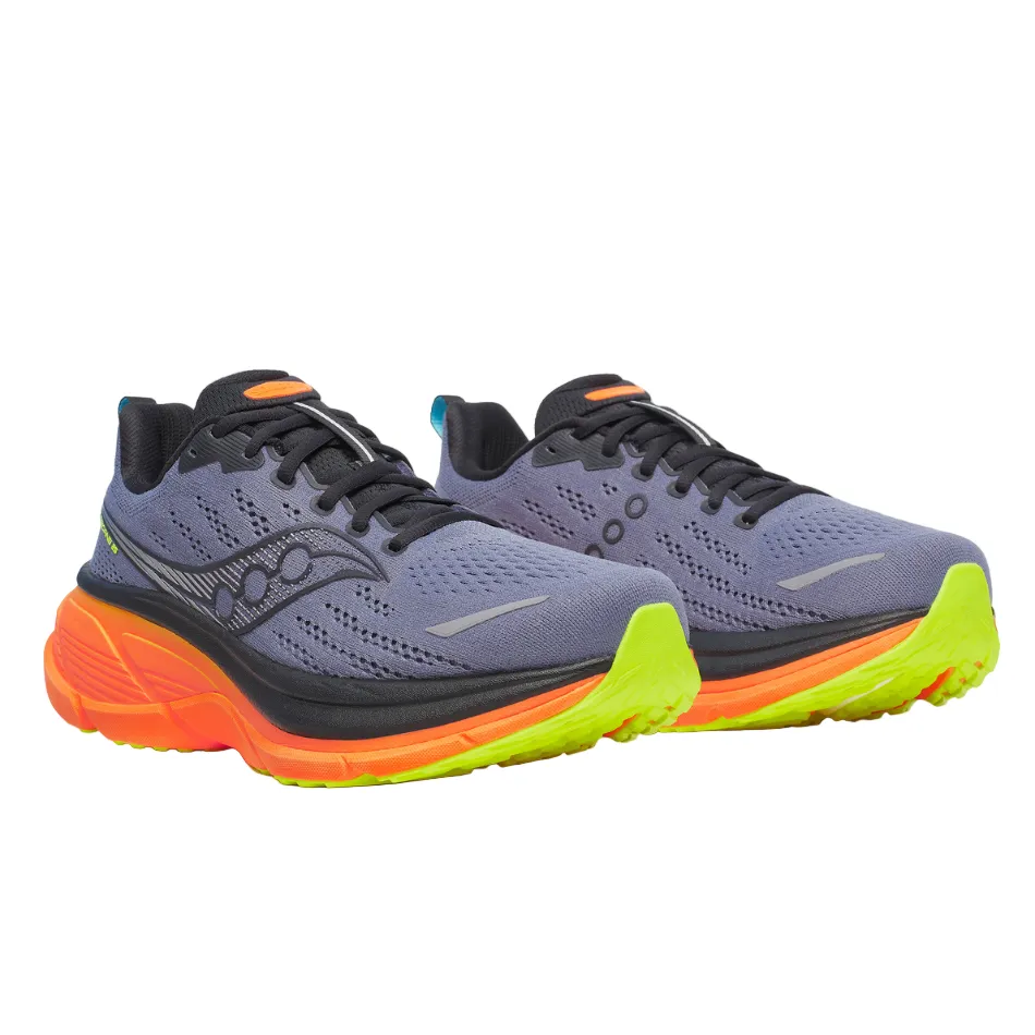 Saucony Men's Hurricane 25 Running Shoes in Shadow/Vizi - Online Exclusive Low Cut Prostration