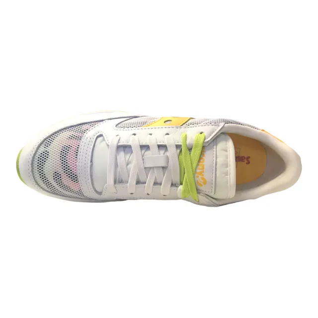 Cross-training tool Hyperelastic Collar Saucony Original Jazz Triple sneakers da donna S60640-1 white-yellow