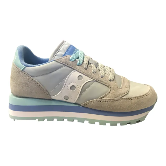 Saucony Original Scarpa sneakers da donna Jazz Triple S60530-20 grigio blu chiaro multi - terrain running shoes