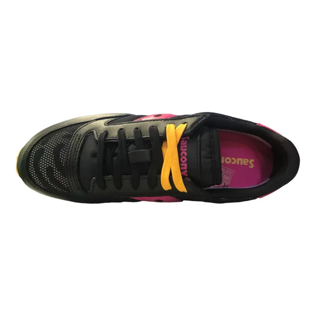 Saucony Original scarpa sneakers da donna Jazz Triple S60640-2 nero-rosa Padded Tongue Design Hygroscopic Materials