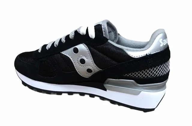 Running Technology speed work shoe applicability Saucony Original scarpa sneakers da donna Shadow S1108-671 nero-argento