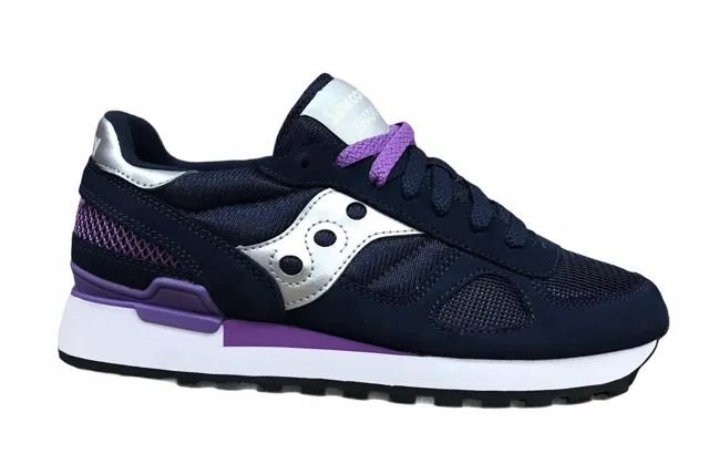 Athletic Apparel reflective - elements Saucony Original scarpa sneakers da donna Shadow S1108-797 blu-viola