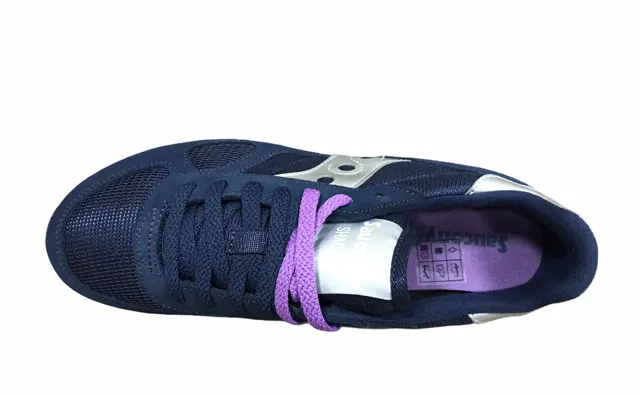 reinforced construction long - jump running shoes Saucony Original scarpa sneakers da donna Shadow S1108-797 blu-viola