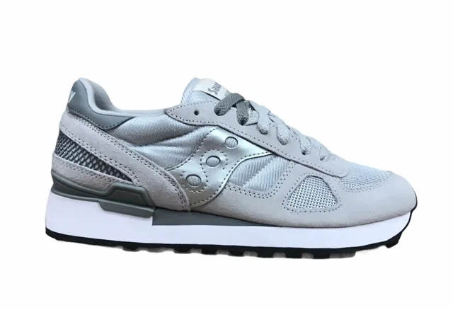 Saucony Original scarpa sneakers da donna Shadow S1108-803 grigio argento All Terrain Traction