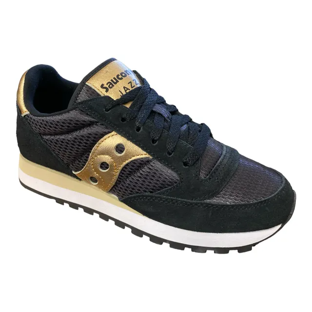tempo runs running on gravel shoes Saucony Original Sneakers da donna Jazz Original S1044 521 black-gold