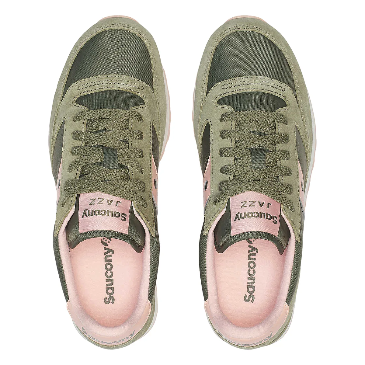 Saucony Originals Jazz Donna: Sneakers Comfort e Stile Oliva-Pesca Multi Purpose Balanced Cushioning Matrix