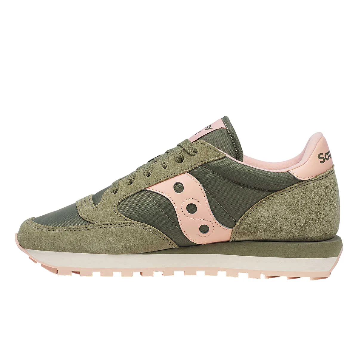 Saucony Originals Jazz Donna: Sneakers Comfort e Stile Oliva-Pesca Snug Fit Design