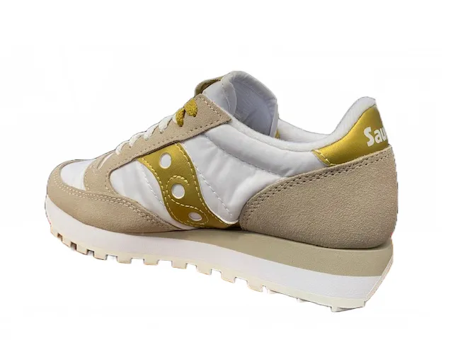 local - themed running wear evening - runner Saucony Originals scarpa sneakers da donna Jazz Original S1044-611 bianco-oro