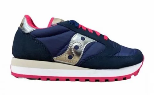 Warm Saucony Originals scarpa sneakers da donna Jazz S1044-540 blu-fucsia