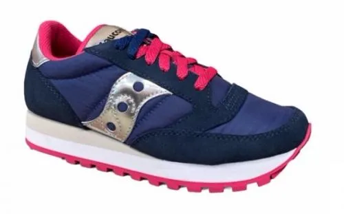 low - top shoe kind generic shoes Saucony Originals scarpa sneakers da donna Jazz S1044-540 blu-fucsia