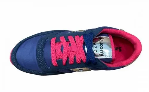 Saucony Originals scarpa sneakers da donna Jazz S1044-540 blu-fucsia Traction pattern