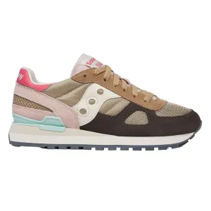 ankle - support shoes running footgear Saucony Originals scarpa sneakers da donna Shadow Original S1108-881 marrone-crema