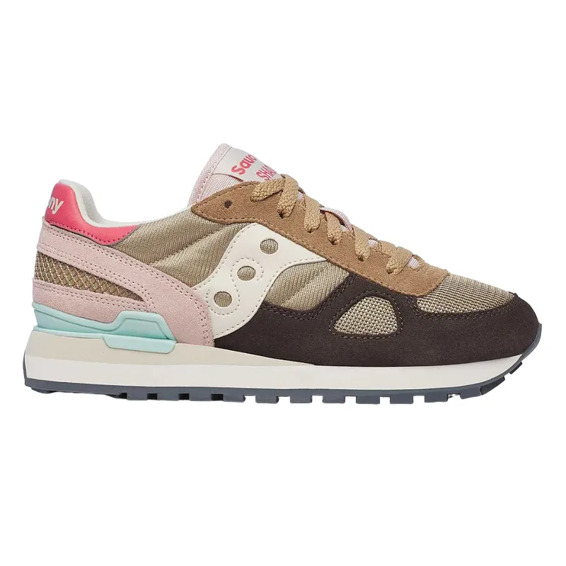 Saucony Originals scarpa sneakers da donna Shadow Original S1108-881 marrone-crema Reactive Foam Midsole