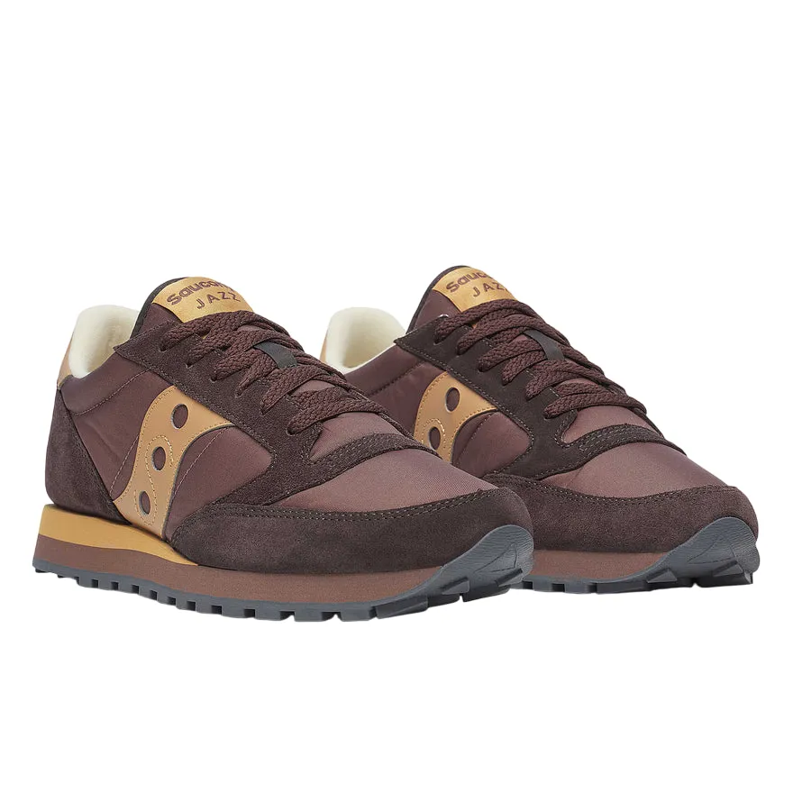 metal - surface shoes mountain gear Saucony Originals Sneakers Donna Jazz Triple S60530-59 Deep Red/Tan