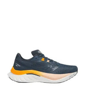 Contrasting Colors Flat Outsole Saucony Women's Endorphin Speed 4 Running Shoes Dusk/ Peel AW24
