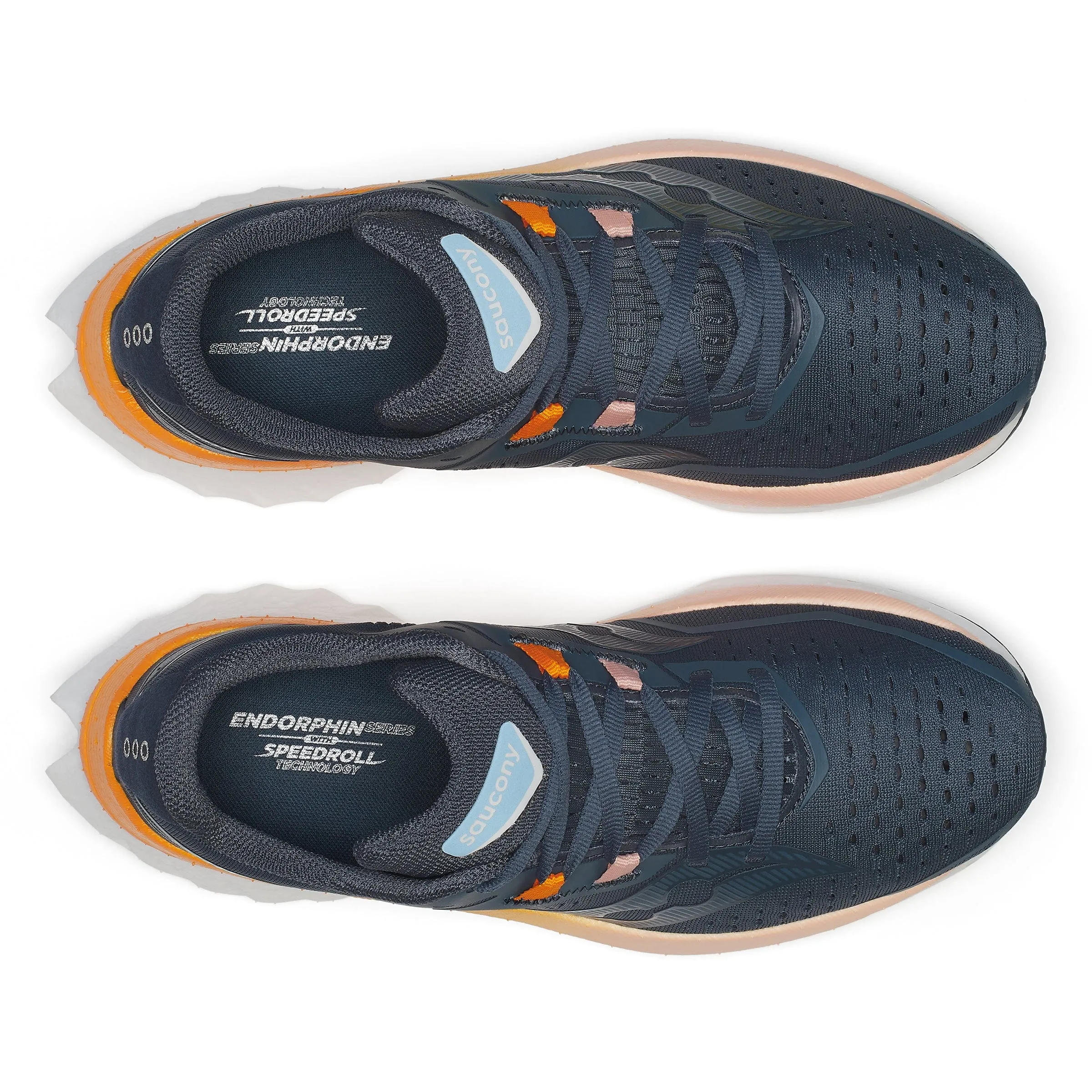 Stretchable Collar Design Saucony Women's Endorphin Speed 4 Running Shoes Dusk/ Peel AW24