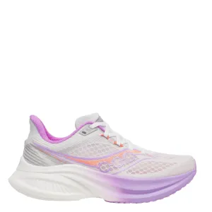 Saucony Women's Endorphin Speed 5 Running Shoes in White/Crocus - Online Exclusive High impact