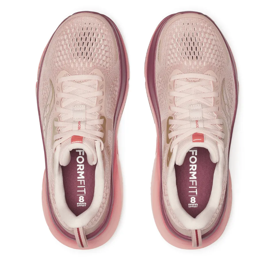 Saucony Women's Guide 18 Running Shoes in Cameo/Terra AW25 Hyperlock Heel Counter Trendsetting Shoes
