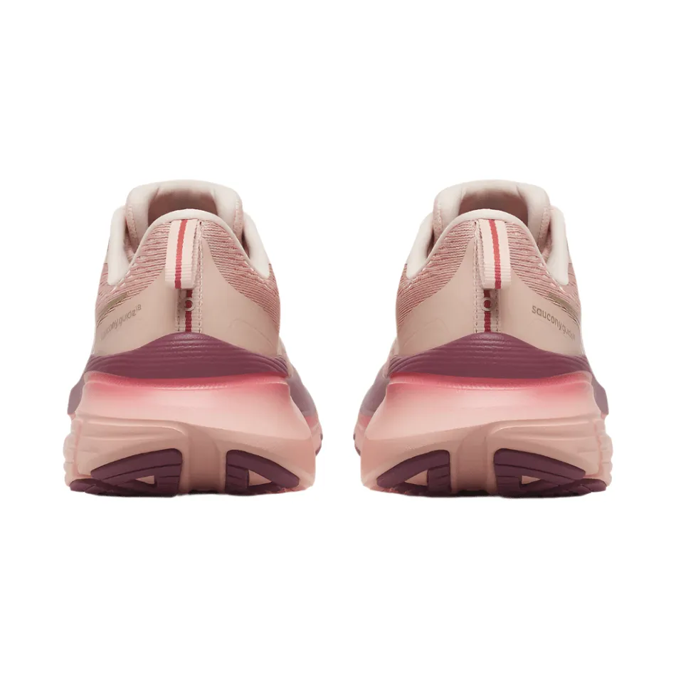 Saucony Women's Guide 18 Running Shoes in Cameo/Terra AW25 Quick Form Lean Motion