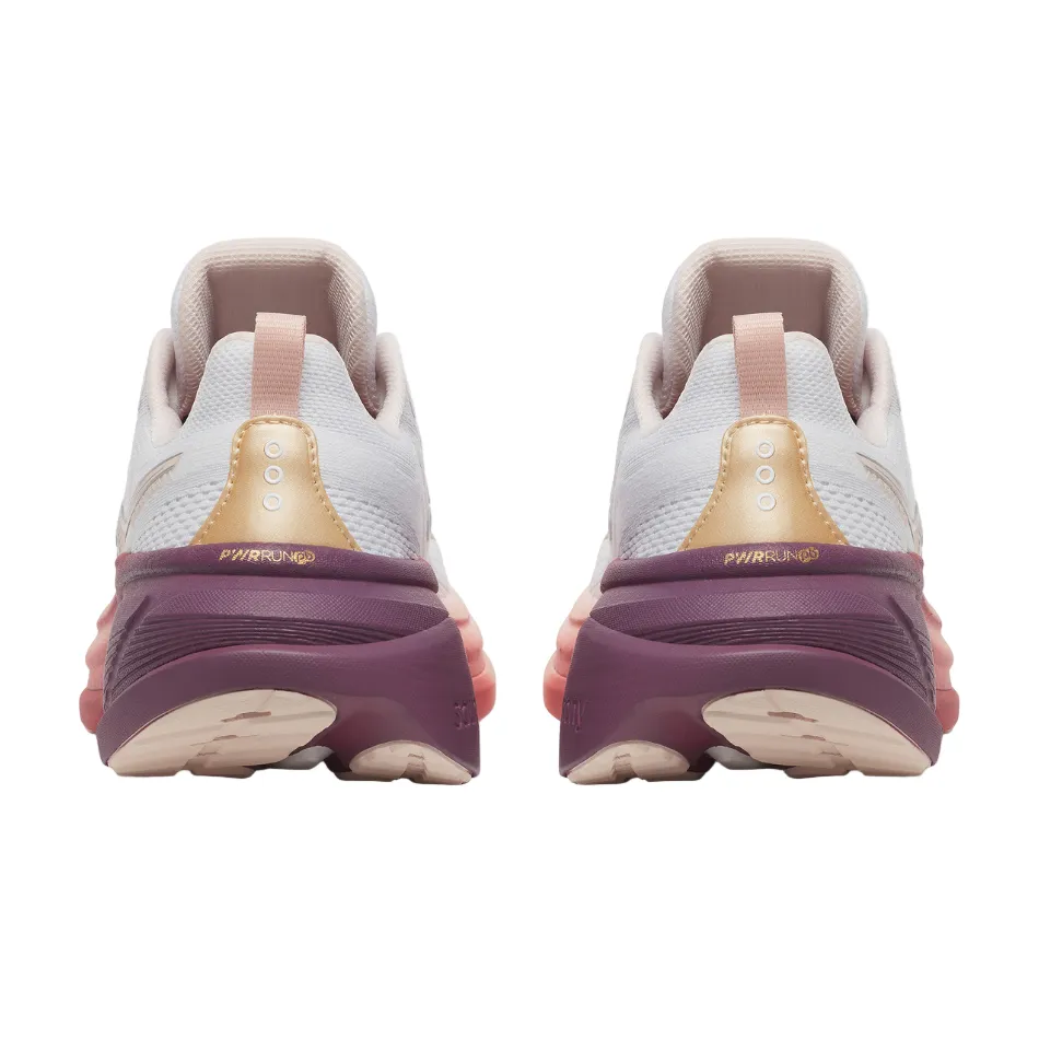 Saucony Women's Hurricane 25 Running Shoes in White/Cameo - Online Exclusive Classic Control